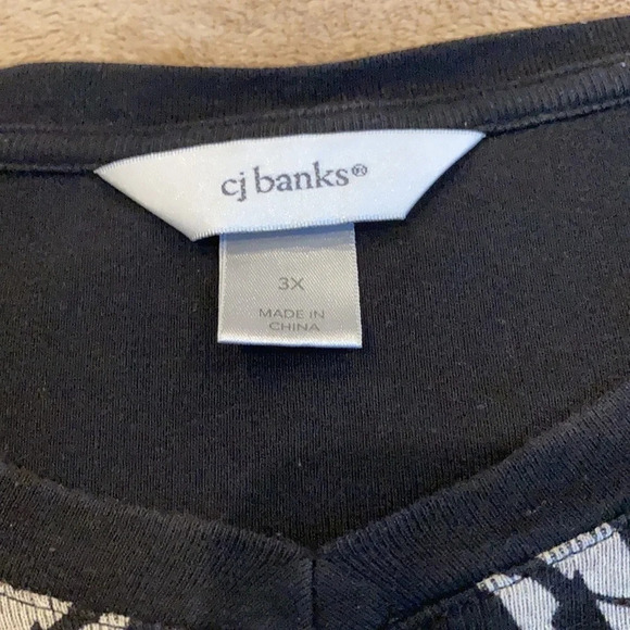 CJ Banks 3X black long sleeve graphic tee. - Picture 4 of 7